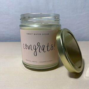 Congrats candle